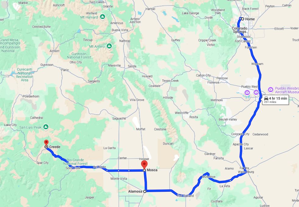 Map_Home_to_Alamosa_to_Mosca_to_Creede